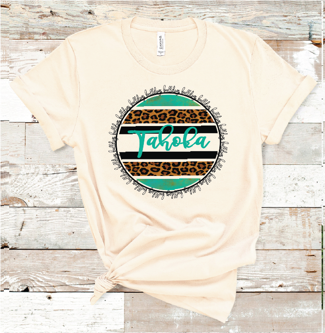 2022 TAHOKA TURQ. / LEO CIRCLE (CREAM)
