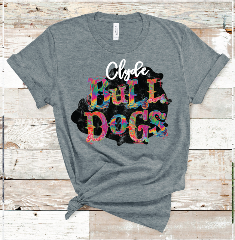 2021 CLYDE TIE DYE MASCOT (DARK GREY)