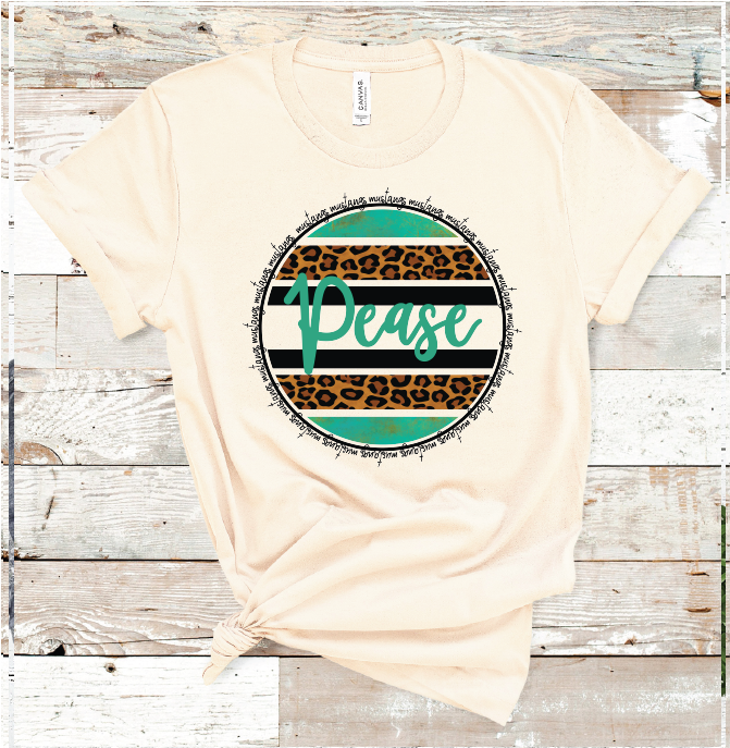 2022 PEASE TURQ. / LEO CIRCLE (CREAM)