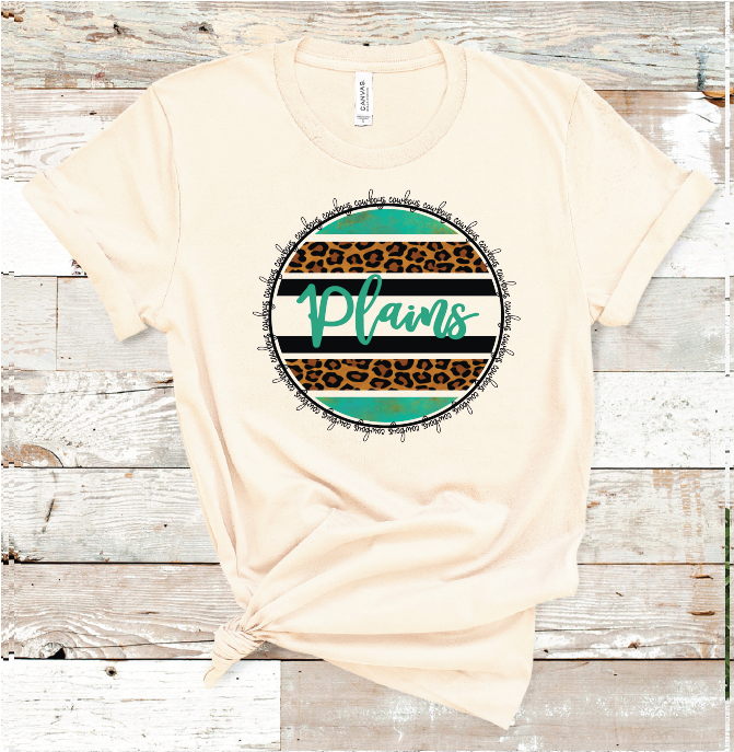 2022 PLAINS TURQ. / LEO CIRCLE (CREAM)