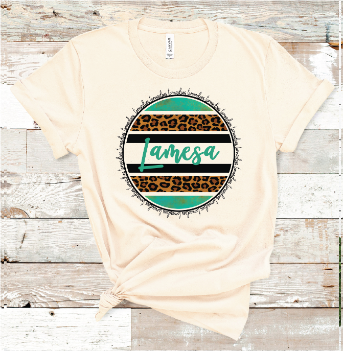 2022 LAMESA TURQ. / LEO CIRCLE (CREAM)