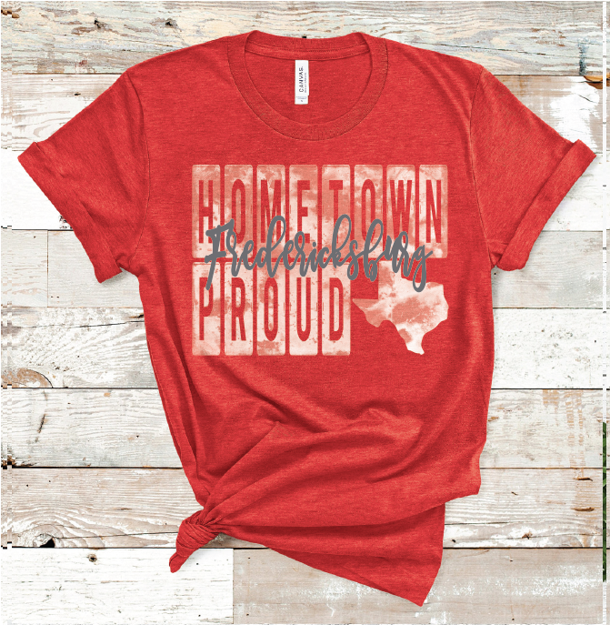 2022 FREDERICKSBURG HOMETOWN PROUD (HEATHER RED)