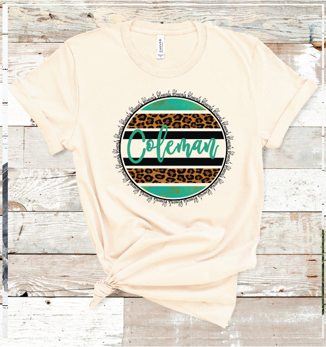 2022 COLEMAN TURQ. / LEO CIRCLE (CREAM)