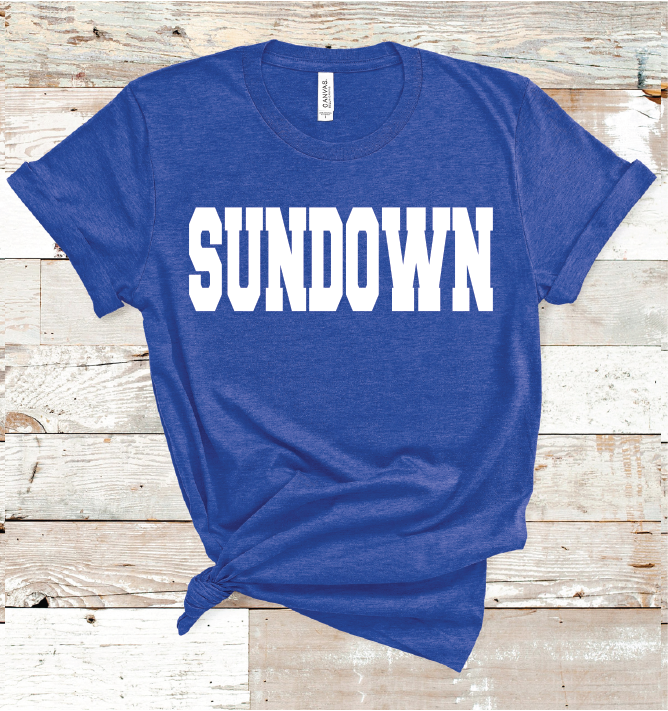 2022 SUNDOWN WHITE (HEATHER BLUE OR HEATHER RED)
