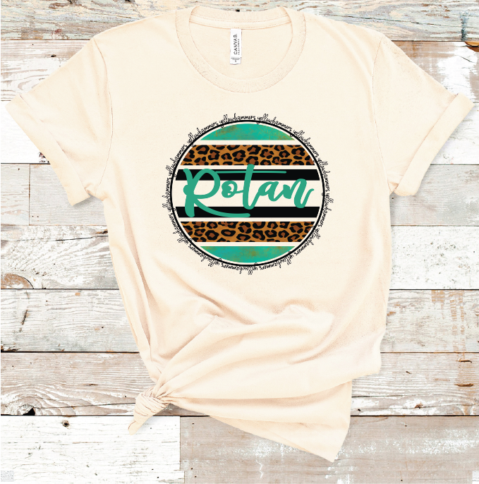 2022 ROTAN TURQ. / LEO CIRCLE (CREAM)