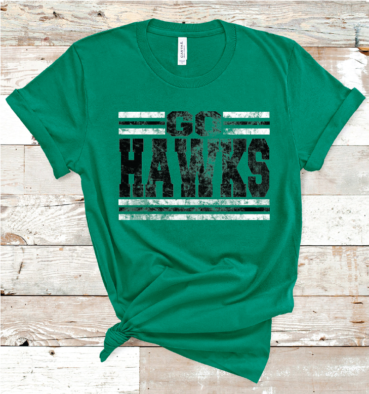 2023 WALL GO HAWKS (HEATHER GREEN)