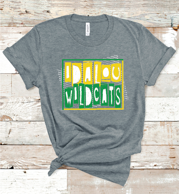2023 IDALOU WILDCATS ART ( B D GRAY)