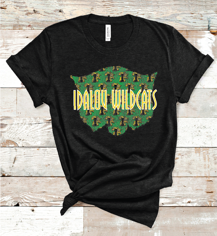 2023 IDALOU GRUNGE  ( DARK HEATHER BLK)