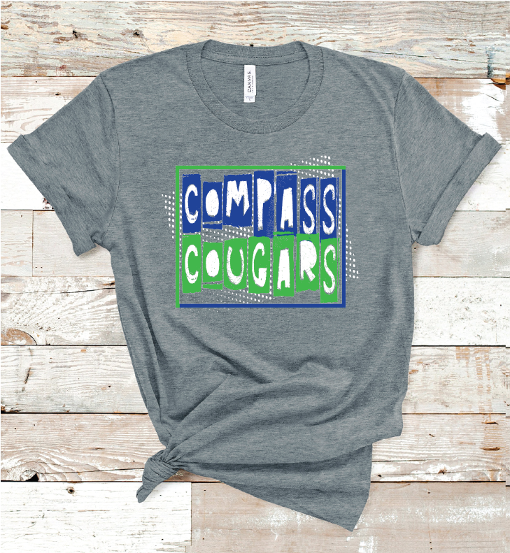 2023 COMPASS COUGARS ART  (B D GRAY)
