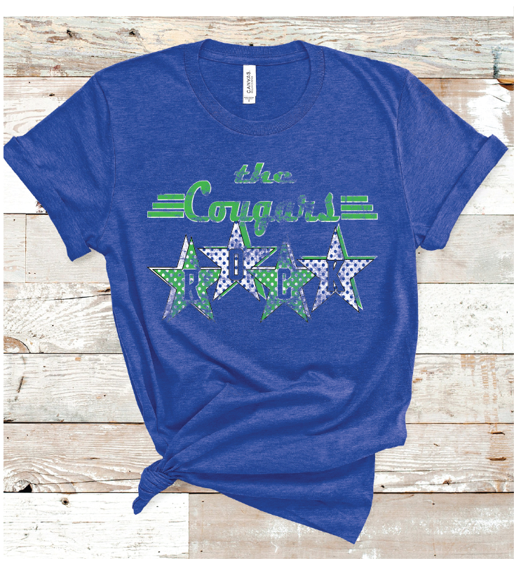 2023 COMPASS COUGARS ROCK  ( HEATHER BLUE)