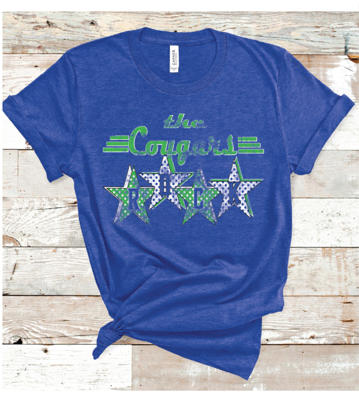 2023 COMPASS COUGARS ROCK  ( HEATHER BLUE)