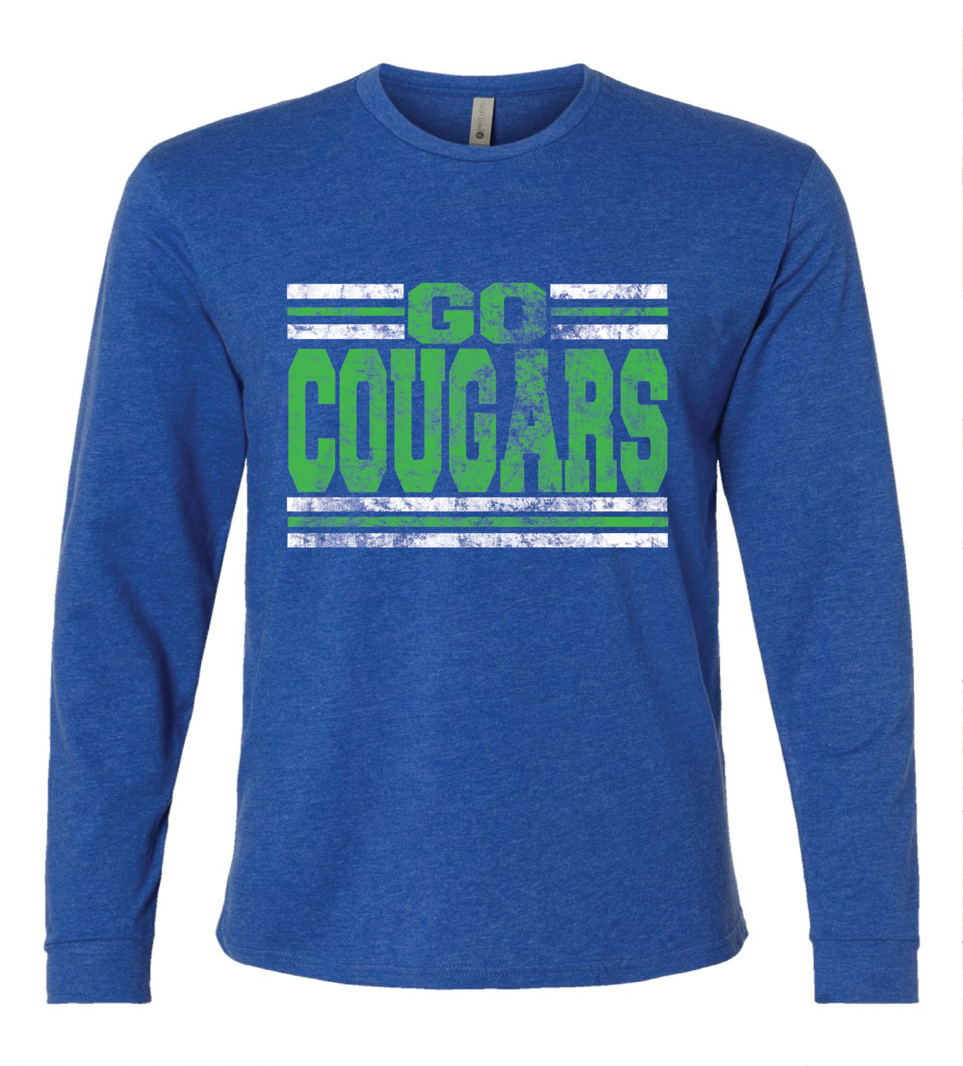 2023 COMPASS LONG SLEEVE- MULTIPLE DESIGN OPTIONS (HEATHER BLUE)