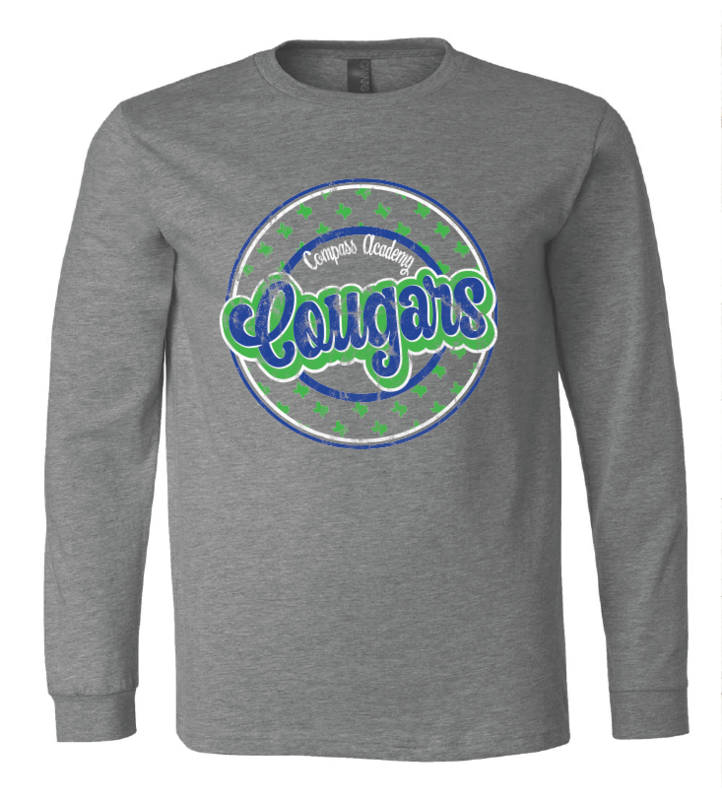 2023 COMPASS LONG SLEEVE- MULTIPLE DESIGN OPTIONS (HEATHER GRAY)