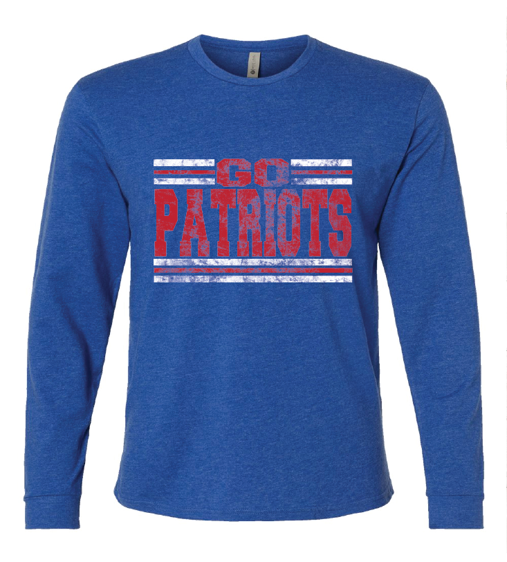 2023 VALLEY LONG SLEEVE- MULTIPLE DESIGN OPTIONS (HEATHER BLUE OR HEATHER RED)