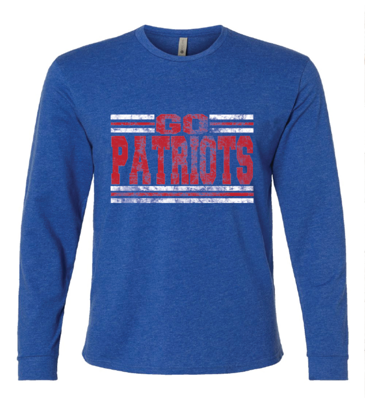 2023 VALLEY LONG SLEEVE- MULTIPLE DESIGN OPTIONS (HEATHER BLUE OR HEATHER RED)