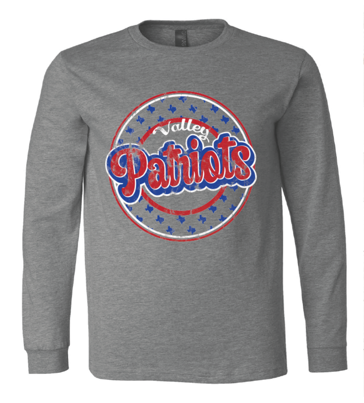 2023 VALLEY LONG SLEEVE- MULTIPLE DESIGN OPTIONS (HEATHER GRAY)