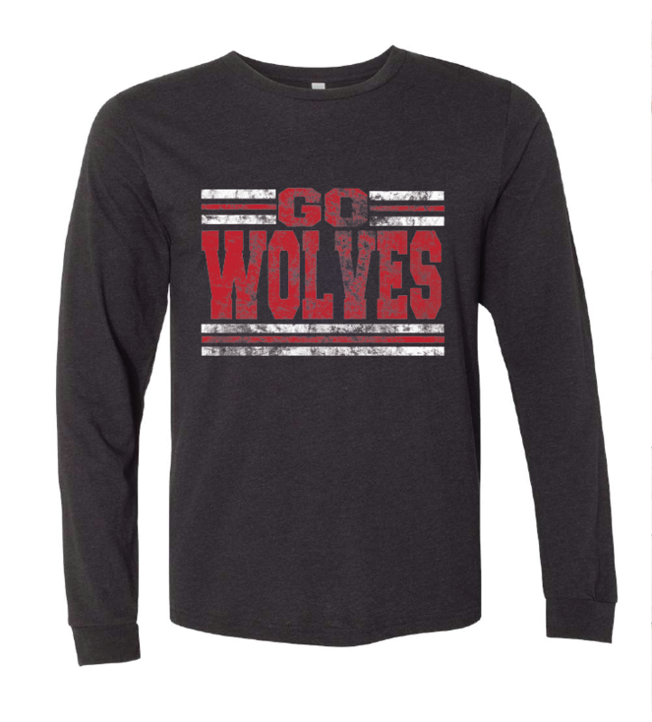 2023 COLORADO CITY LONG SLEEVE- MULTIPLE DESIGN OPTIONS (HEATHER BLACK OR HEATHER RED)