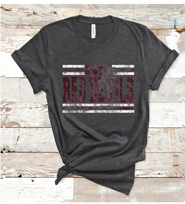 2023 RANKIN GO RED DEVILS ( HEATHER CHARCOAL)