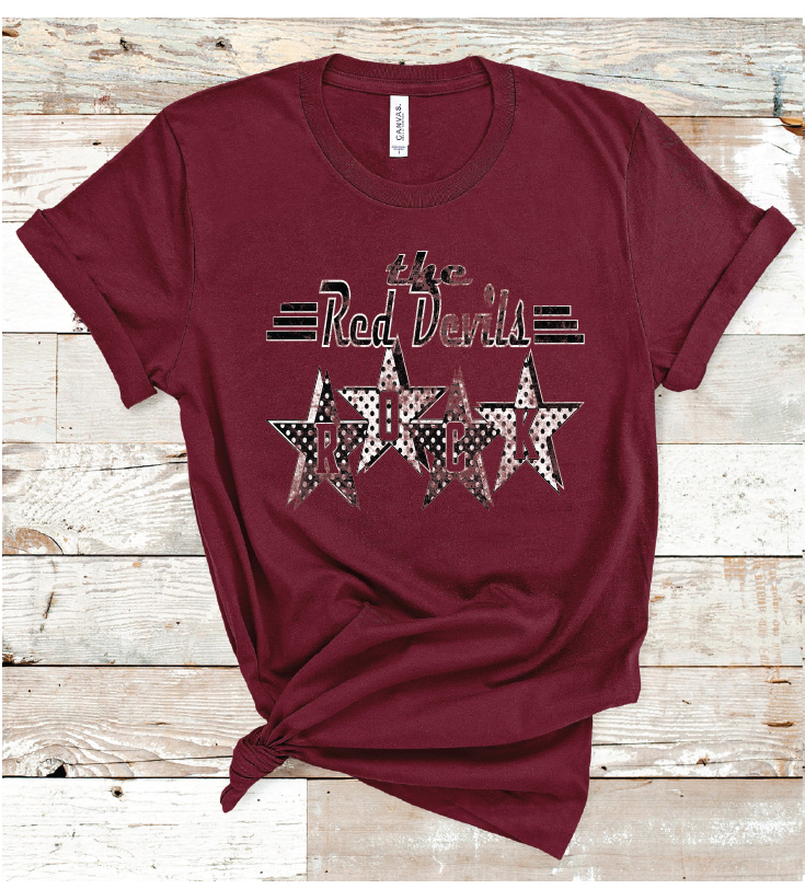 2023 RANKIN RED DEVILS ROCK (MAROON)