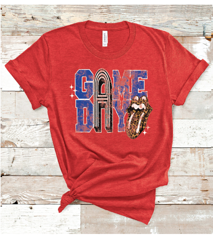 2023 JIM NED GAME DAY BLUE  (HEATHER RED)