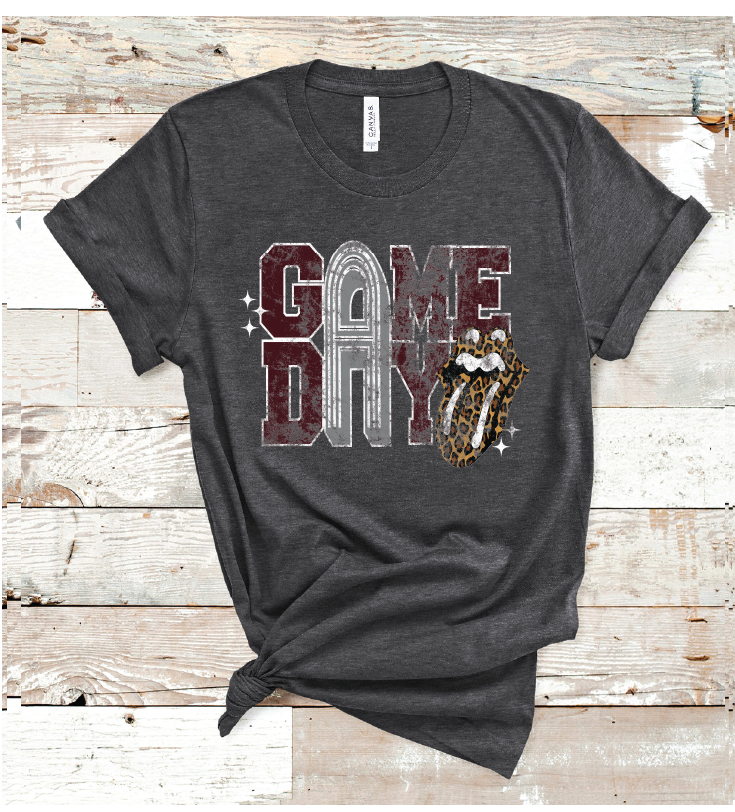 2023 RIESEL GAME DAY MAROON  (HEATHER CHARCOAL)