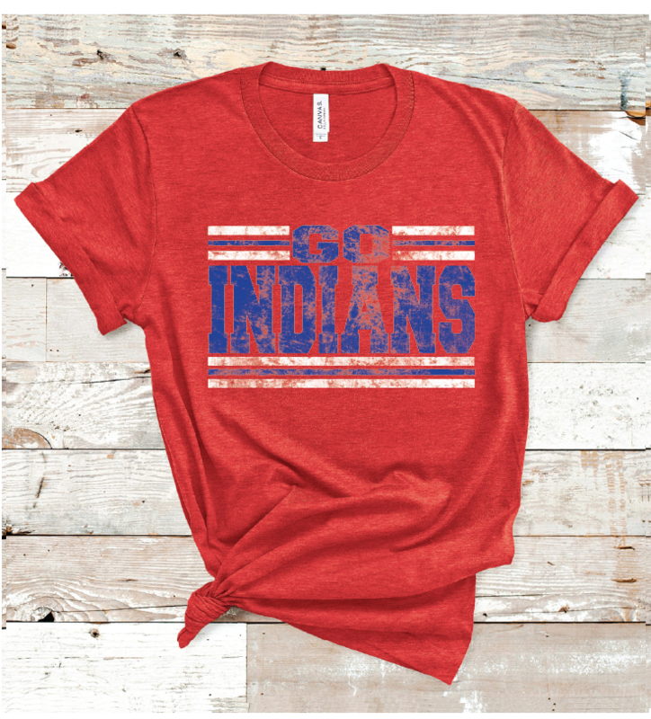2023 JIM NED GO INDIANS  (HEATHER RED)