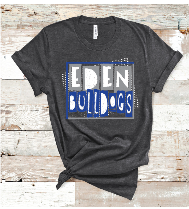 2023 EDEN  BULLDOGS ART (HEATHER CHARCOAL)