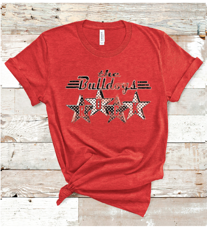 2023 MILES BULLDOGS ROCK (HEATHER RED)