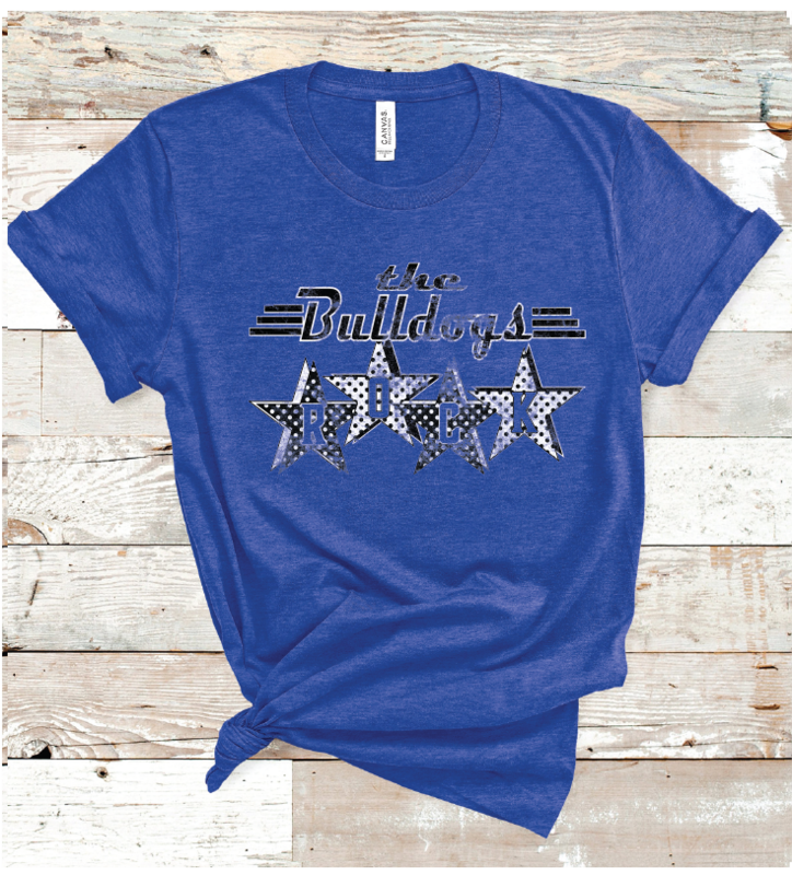 2023 EDEN BULLDOGS ROCK (HEATHER BLUE)