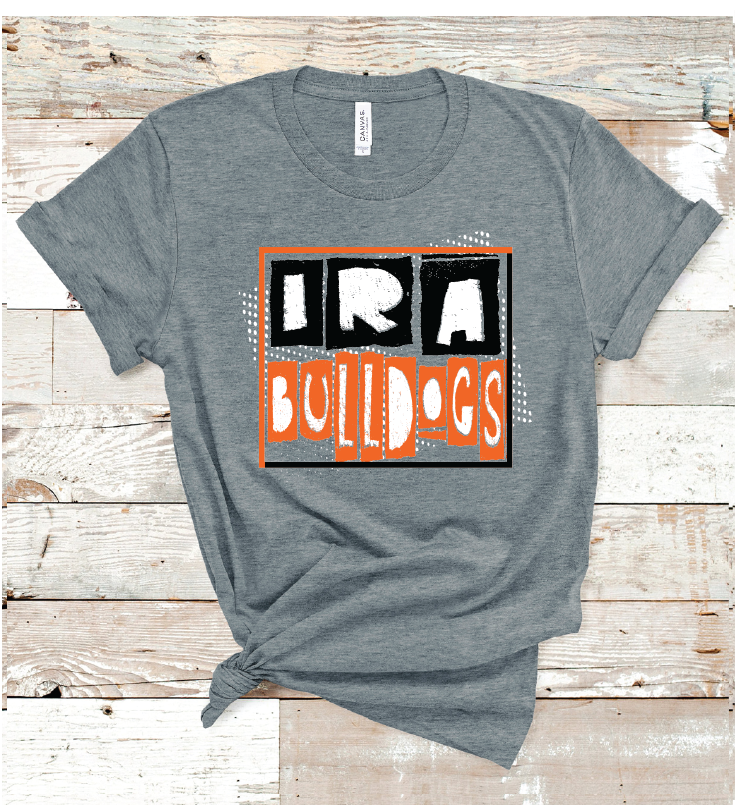 2023 IRA BULLDOGS ART (B D GRAY)