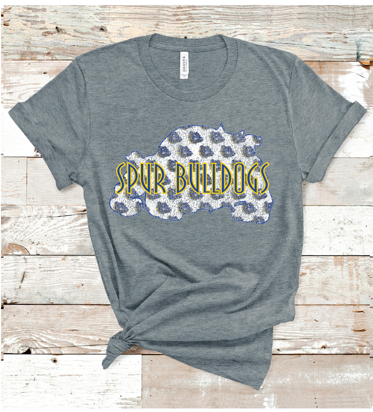 2023 SPUR BULLDOGS GRUNGE (D GRAY)