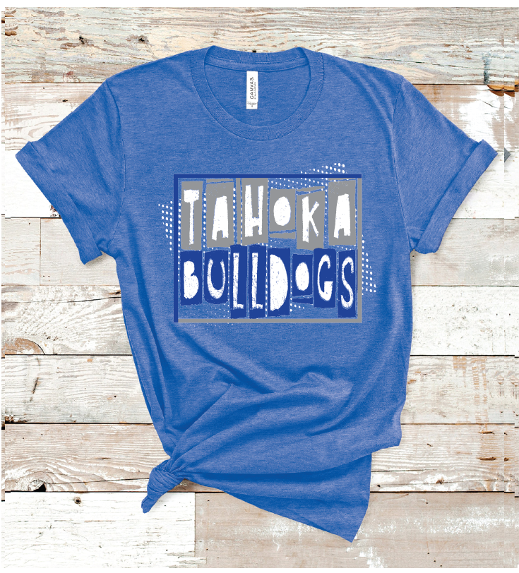 2023 TAHOKA BULLDOGS ART  (COLUMBIA)