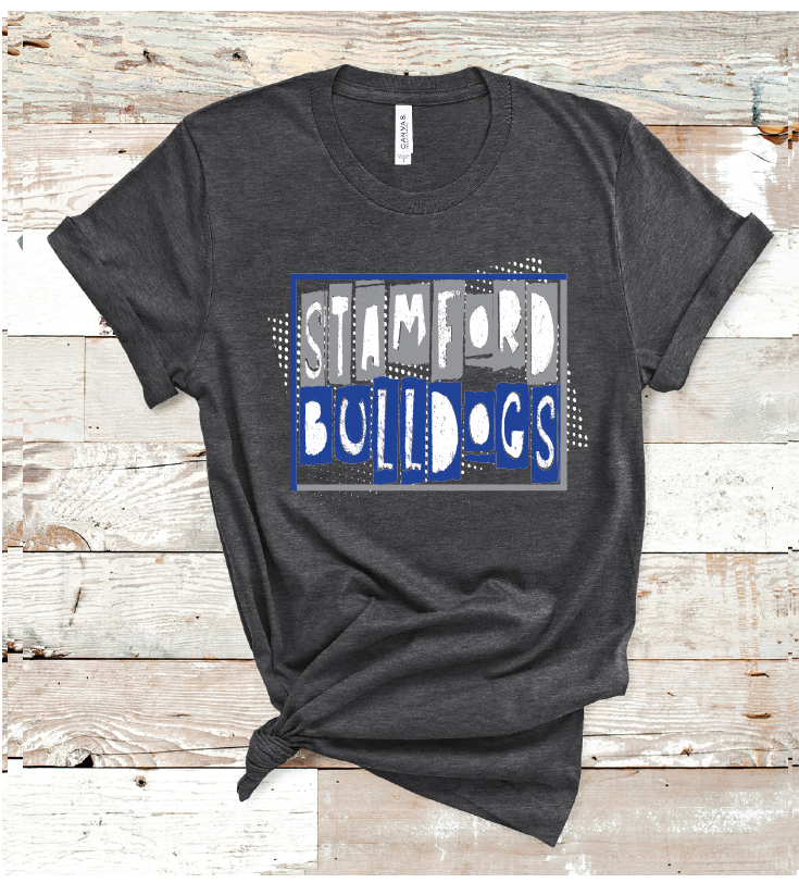 2023 STAMFORD BULLDOGS ART (HEATHER CHARCOAL)