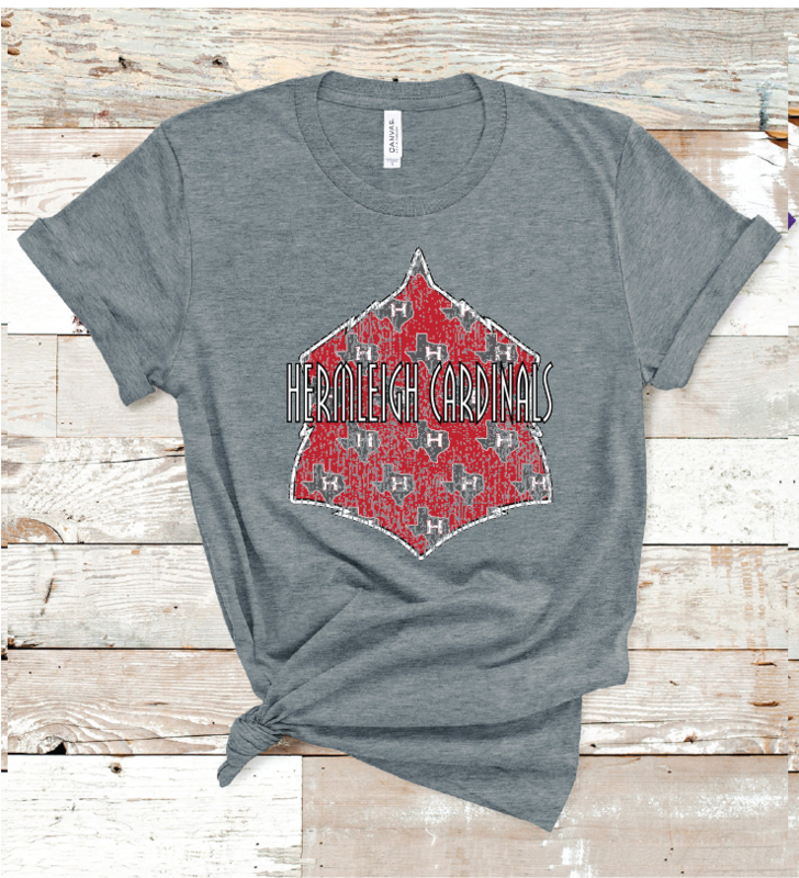 2023 HERMLEIGH CARDINALS GRUNGE ( D GRAY)