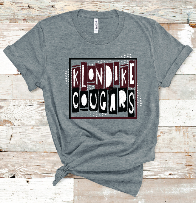 2023 KLONDIKE COUGARS ART (B D GRAY)