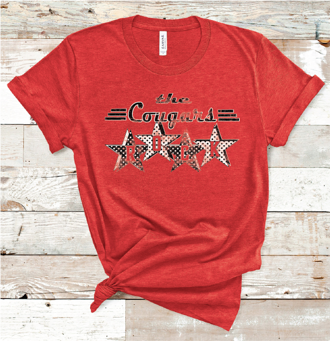 2023 CHRISTOVAL COUGARS ROCK  (HEATHER RED)