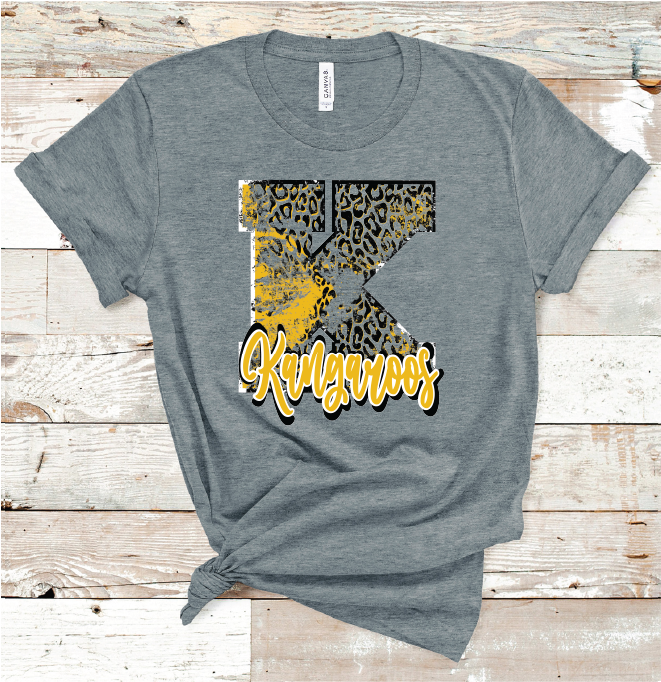 2023 KRESS KANGAROOS LEO LETTER  (B D GRAY)