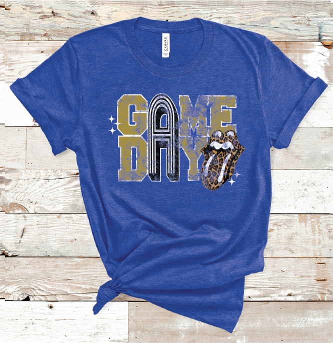 2023 RUNNELS ROYALS GAME DAY GOLD ( HEATHER BLUE)