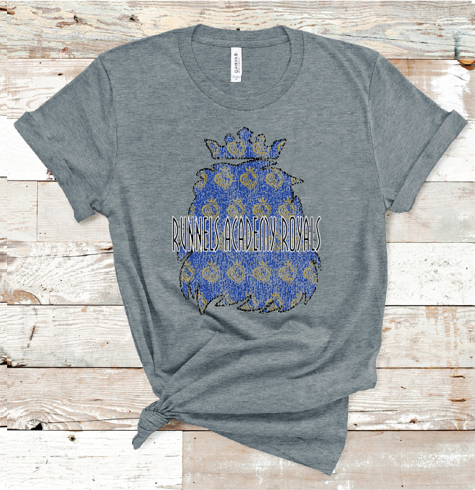 2023 RUNNELS ROYALS GRUNGE ( D GRAY)