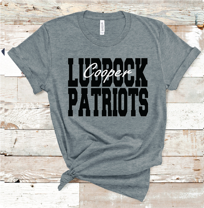 2023 LUBBOCK  COOPER PATRIOTS BLACK (D GRAY)