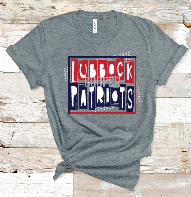 2023 LUBBOCK  PATRIOTS ART  (B D GRAY)