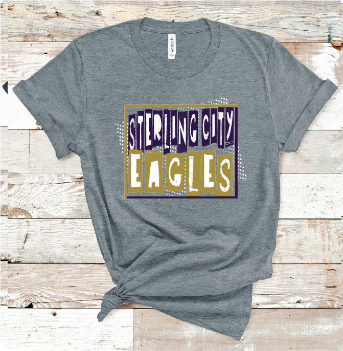 2023 STERLING CITY EAGLES ART (B D GRAY)