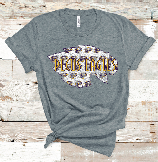 2023 PECOS GRUNGE MASCOT  (D GRAY)
