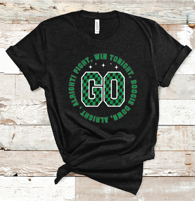 2023 ROPES GO FIGHT GREEN  ( HEATHER BLACK)