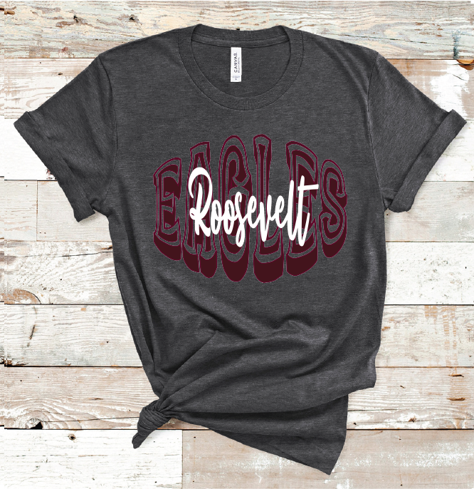 2023 ROOSEVELT EAGLES BUBBLE (HEATHER CHARCOAL )
