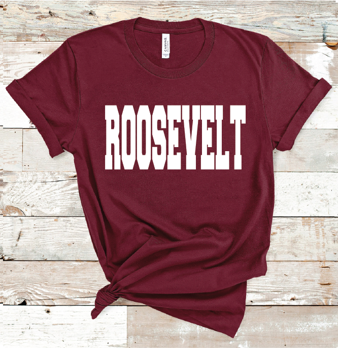 2023 ROOSEVELT WHITE (MAROON )