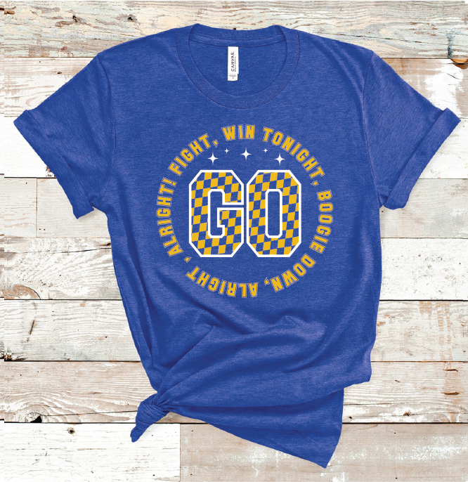 2023 BROCK GO FIGHT ATH GOLD  (HEATHER BLUE)