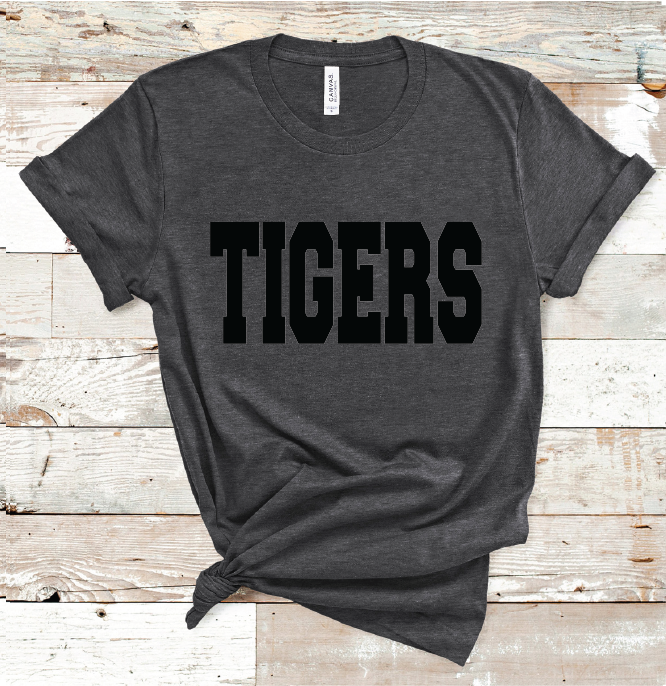 2023 TIGERS IN BLACK (HEATHER CHARCOAL)