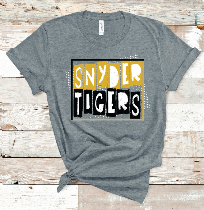 2023 SNYDER TIGERS ART (B D GRAY)