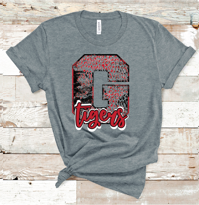 2023 GROOM TIGERS LEO LETTER (B D GRAY)